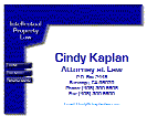 Cindy Kaplan, Attorney At Law